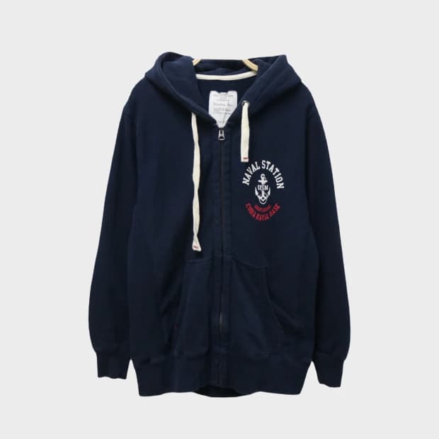 HOUSTON 프린팅 후드 집업 62041