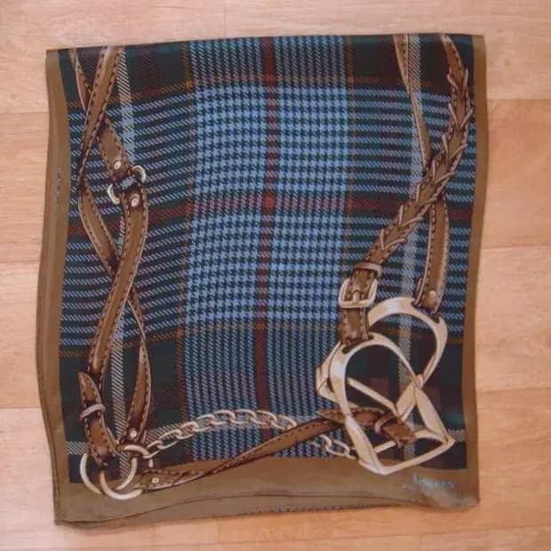 로렌 랄프 로렌 by 랄프 로렌 이퀘스트리언 프린트 스카프(실크)