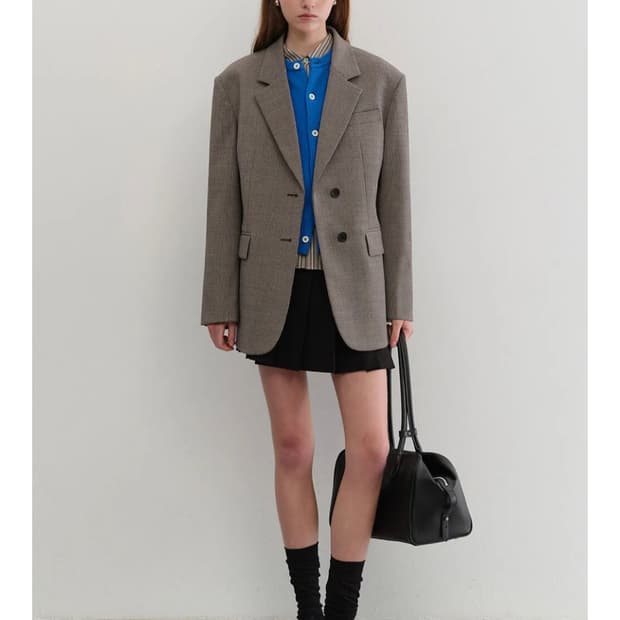 던스트 ESSENTIAL 2 BUTTON WOOL BLAZER