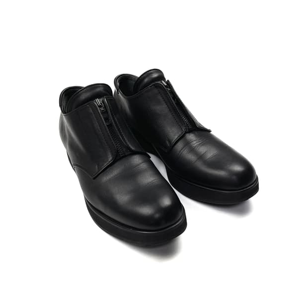 zipped derby shoes