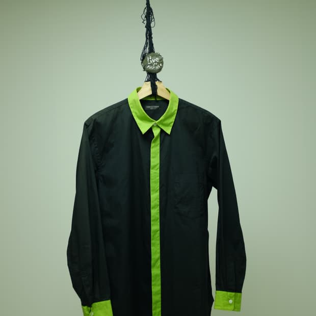 꼼데가르송 옴므플러스 네온라인셔츠 AD 2001