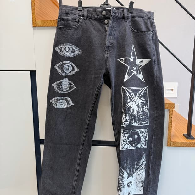 오베이 데님 팬츠 34사이즈