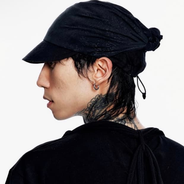 혜인서 레이어드 스카프캡 Layered Scarf Cap