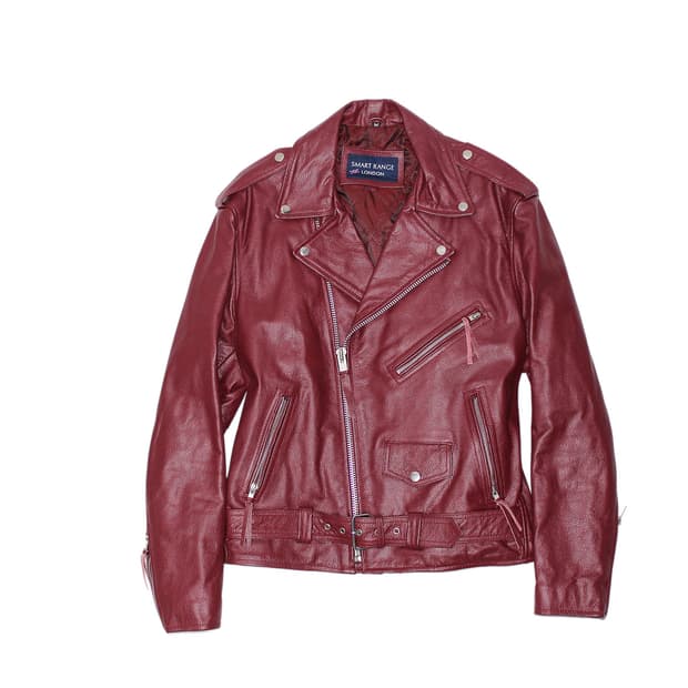 SMART RANGE LONDON 스마트레인지 스티어하이드 레더 자켓