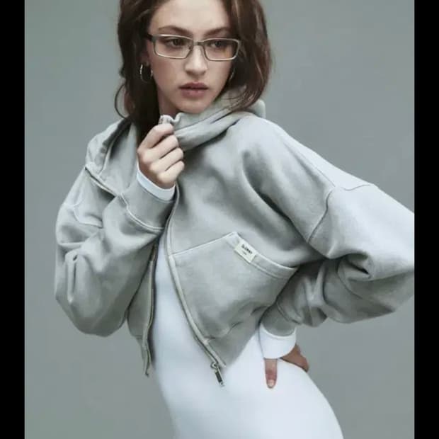 글로니 클래식 후드집업