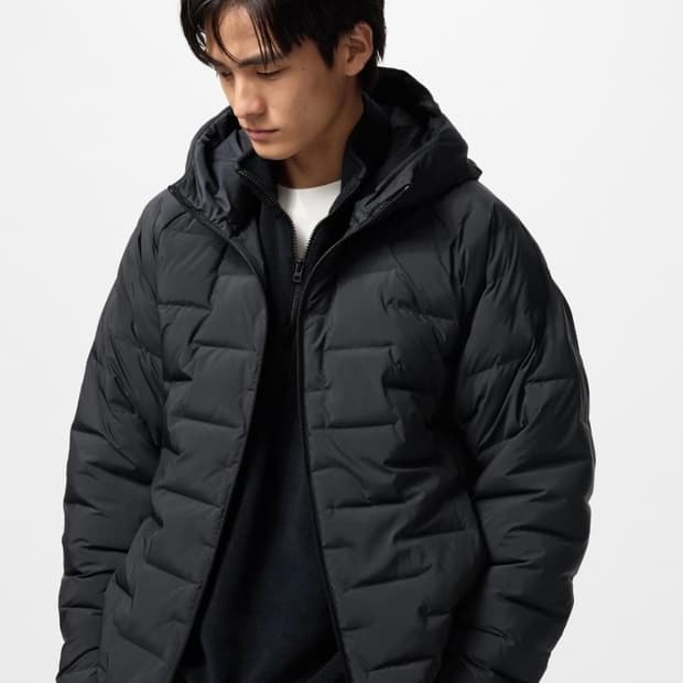 유니클로 퍼프테크 경량패딩 블랙 2XL 