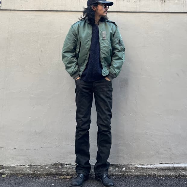 00년대 일본 리바이스 577 부츠컷 블랙