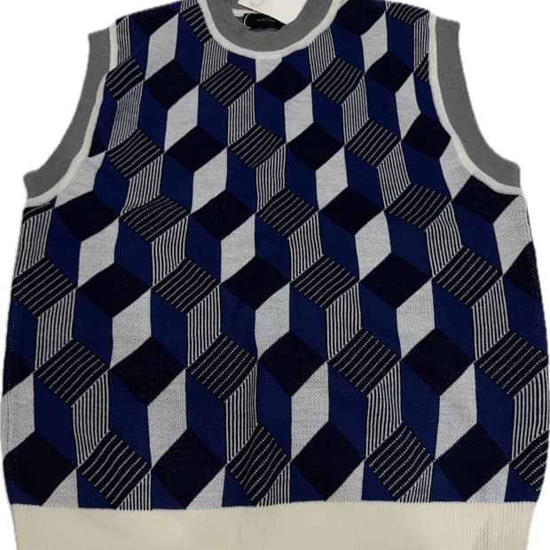 Aake 패턴 니트 조끼