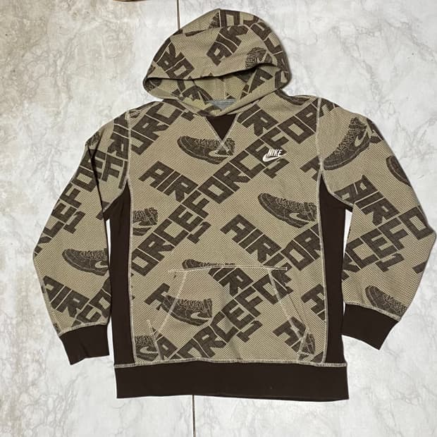 나이키 에어포스 후드티셔츠 사이즈 100