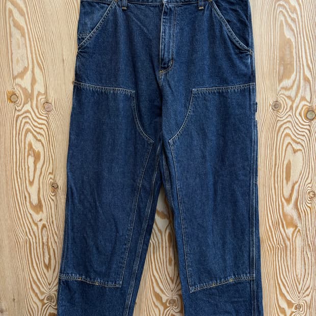 칼하트 wip 더블니 카펜터 워크 데님팬츠