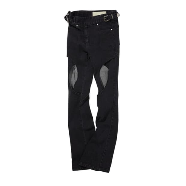 ADSB CARA CURVE LAYERED DENIM JEANS