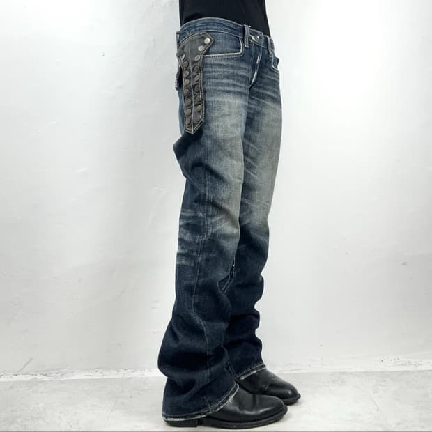 Semantic Design Studded Apron Bootcut De