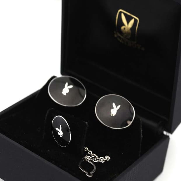 플레이보이 A등급 남자 명품 커프스 뱃지 핀 포인트 빈티지