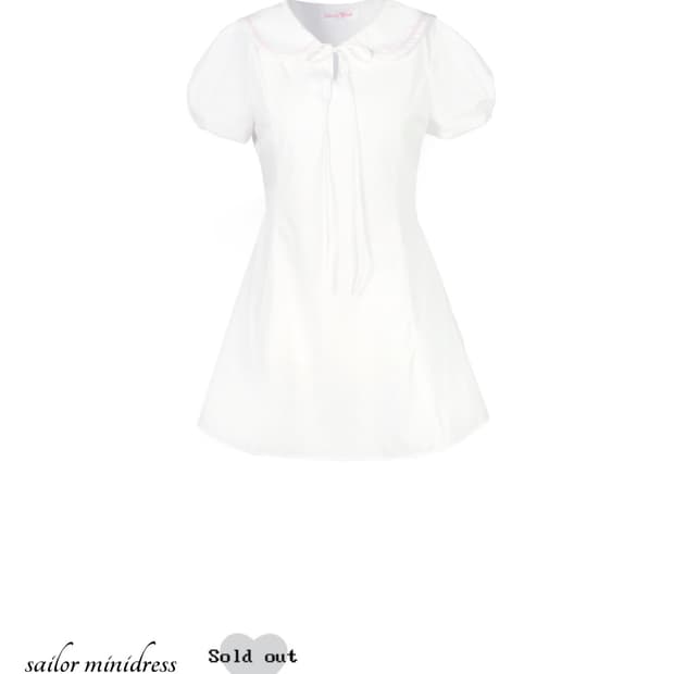 아이당클럽 세일러 원피스