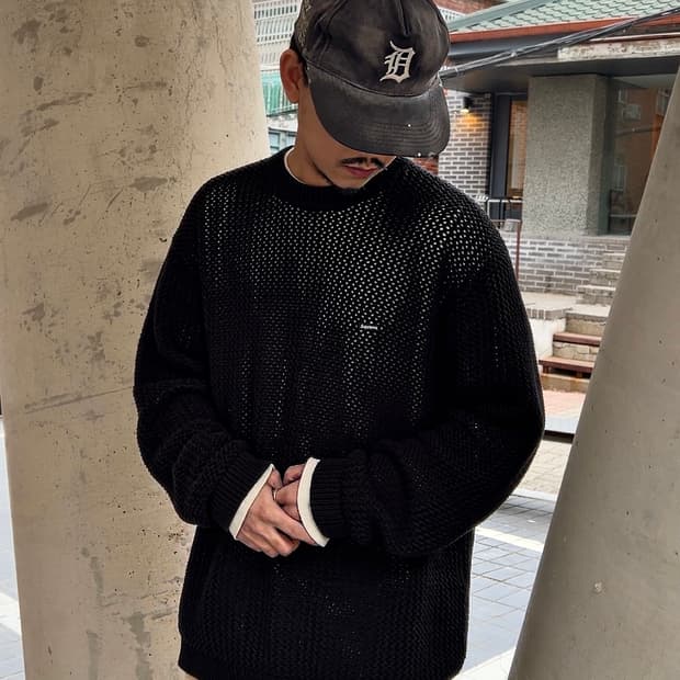  슈프림 오픈니트 박스 스웨터 y15038