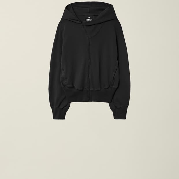 누마레 EE 커브드 후드집업 블랙 M