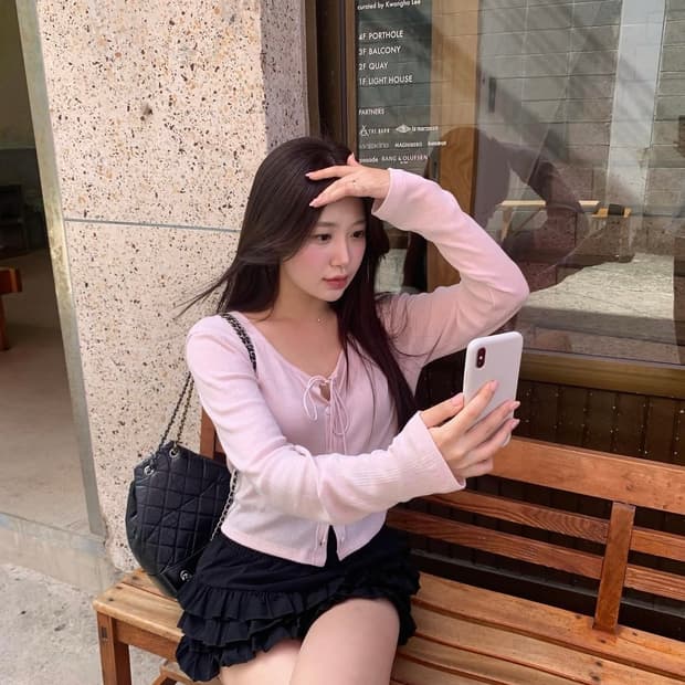 [단종새제품] 샵오브 량희마켓 소프 가디건 핑크 shop ove