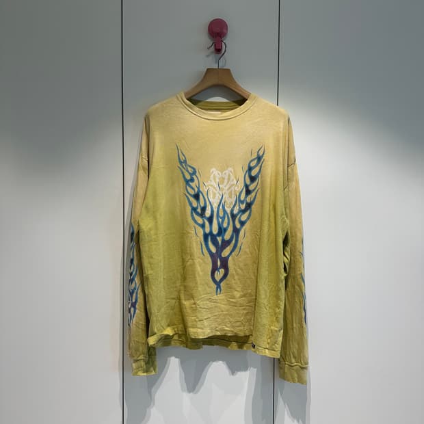 카미야 워시드 플레임 티셔츠