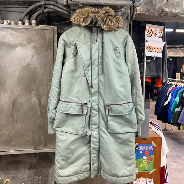 디젤 퍼 후드 자켓 S #csz2898