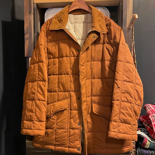 헨리코튼 퀼팅자켓