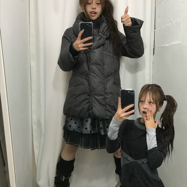 👻폼폼 패딩 코디 세트 👻