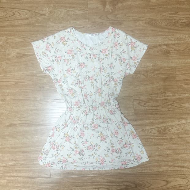 빈티지 라떼 플라워 원피스 히메갸루 로걀 히메카지 헤이세이 리즈리사깔