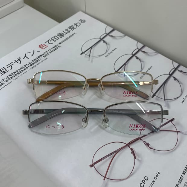 NIKOS 반무테 빈티지안경