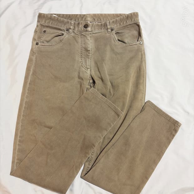 메종 마르지엘라 백 스티치 면팬츠 42