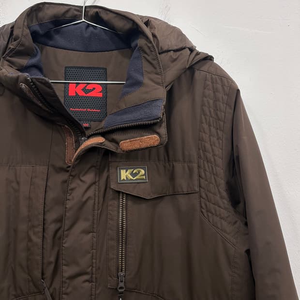 K2 테크니컬 후드탈착 하이커 후드 패딩