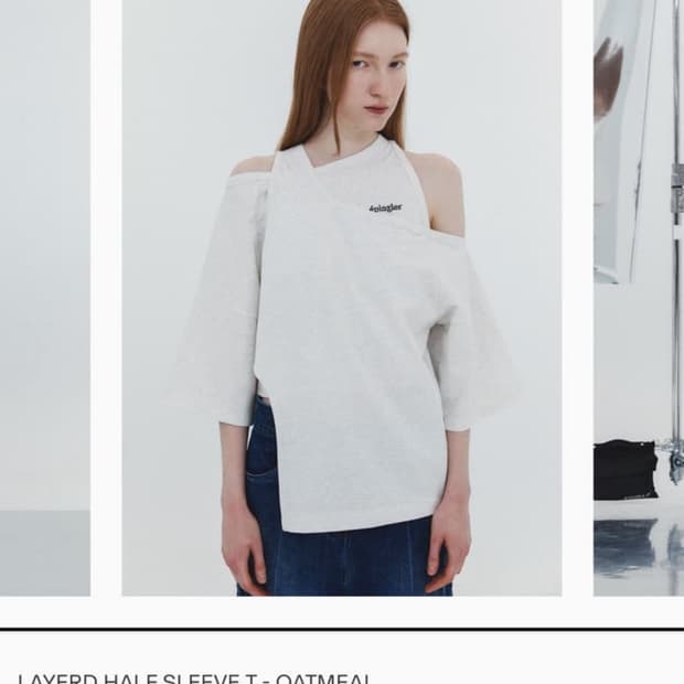 에핑글러 epingler layer half sleeve t