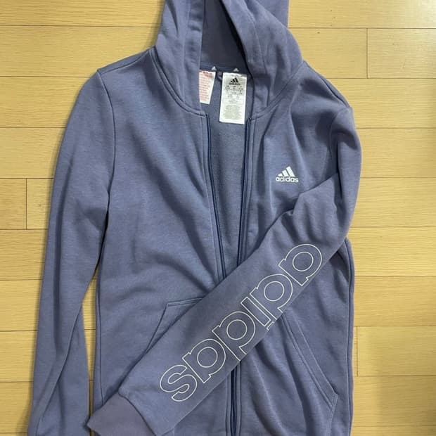 아디다스 라벤더 후드집업