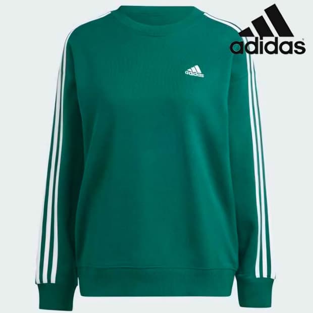 아디다스 우먼스 3S 스웨트셔츠 맨투맨 L