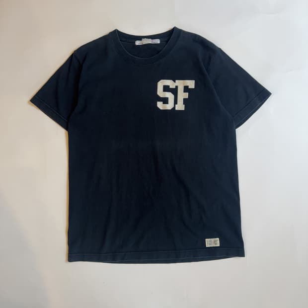 BLACK SF PATCH TEE