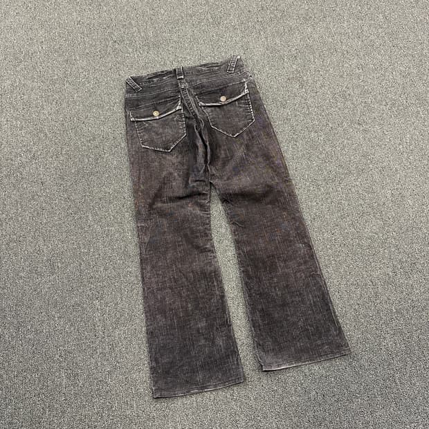 32) ikka 코듀로이 흑청 부츠컷 팬츠