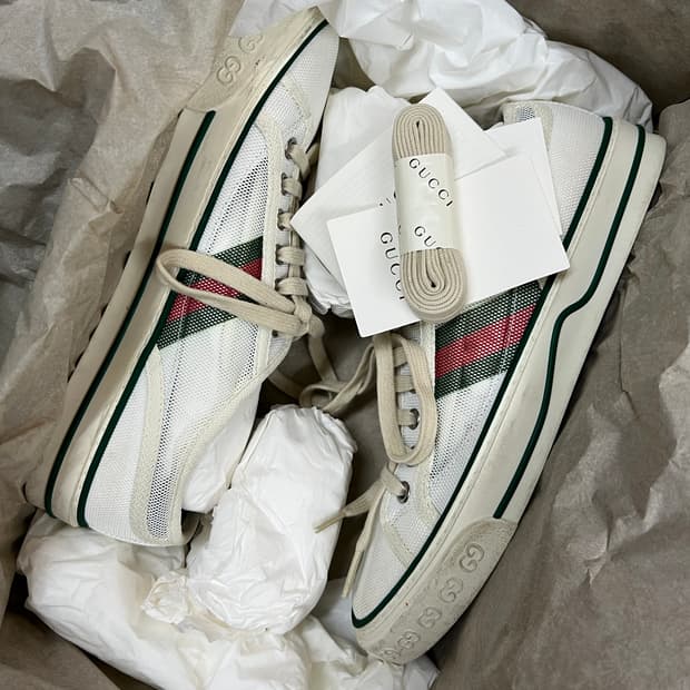 구찌 메쉬드 스니커즈 255