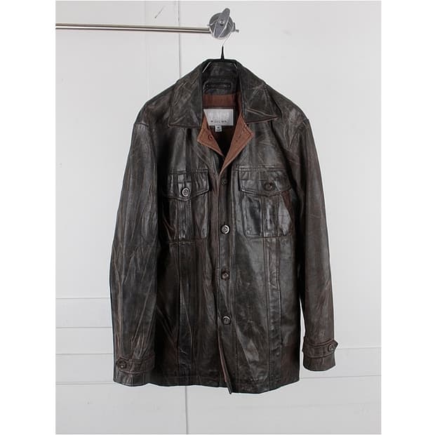90년대 윌슨 레더 M. 줄리안 디스트레스드 자켓 묵직