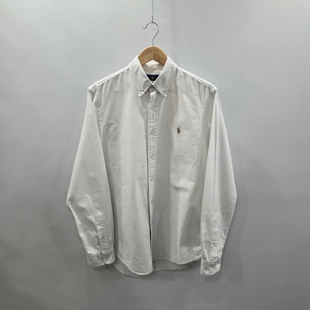 폴로랄프로렌 버튼다운 옥스포드 셔츠 화이트 M