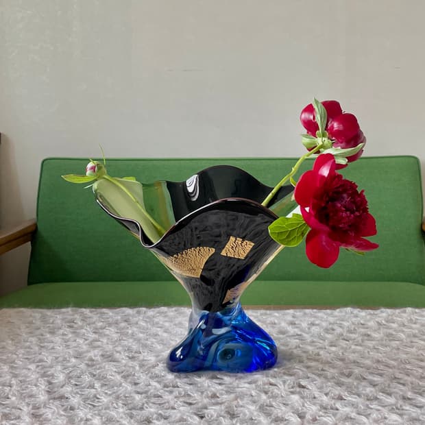 [70‘s vintage] 일본 빈티지 블로운 글라스 유리 화병