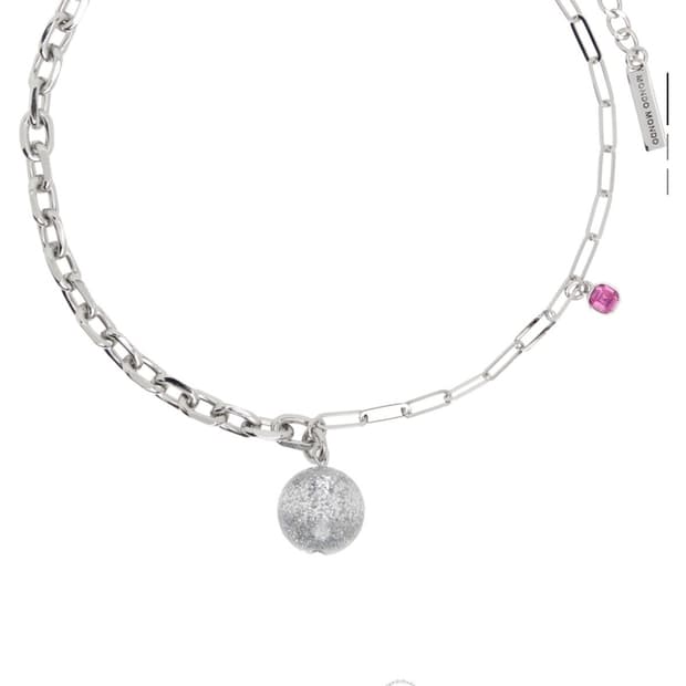 Mondo mondo  몬도몬도 실버 핀볼 네크리스