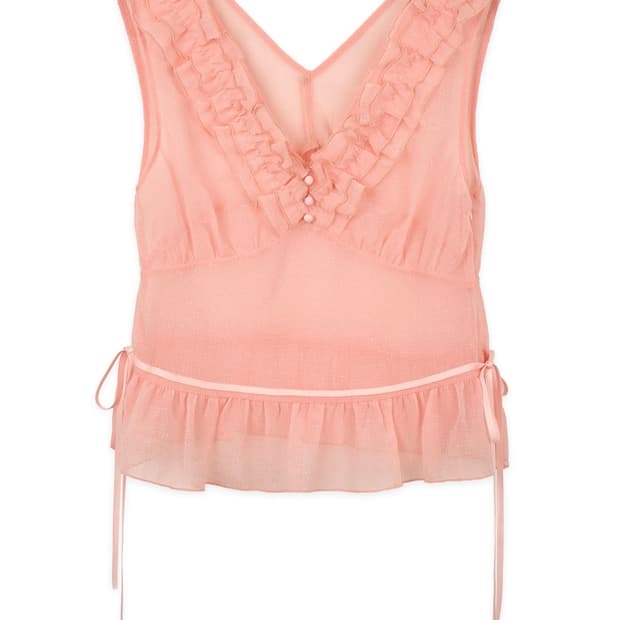 SINOON 시눈 sheer glow blouse pink