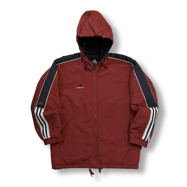 아디다스 TKD 삼선 백로고 누빔 패디드 자켓