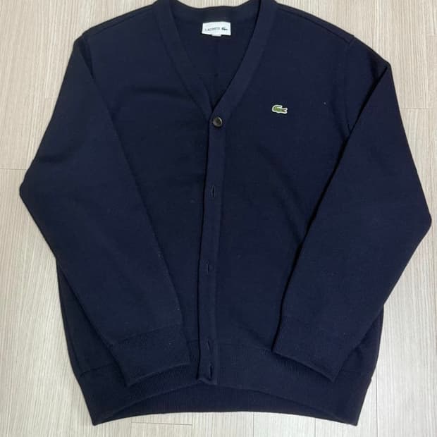 라코스테 네이비 가디건