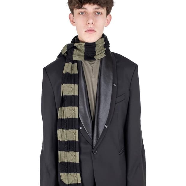 24SS 키코코스타디노브 메를리 머플러 카키