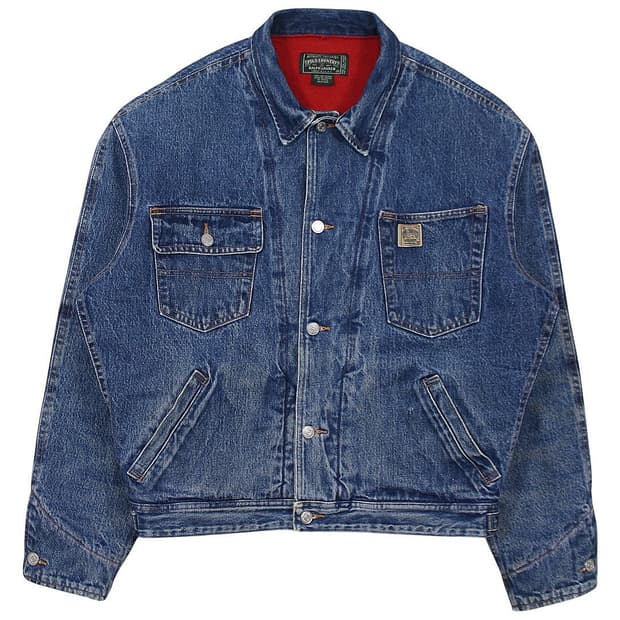 1980s USA 폴로랄프로렌 폴로컨트리 데님 자켓 빈티지 미국제