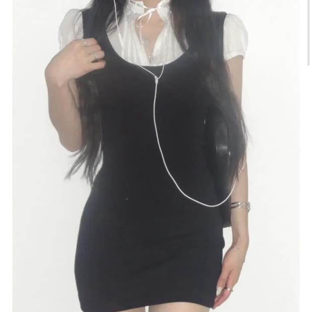 엔젤넘버555 걸후드 원피스 Eternal girlhood dress