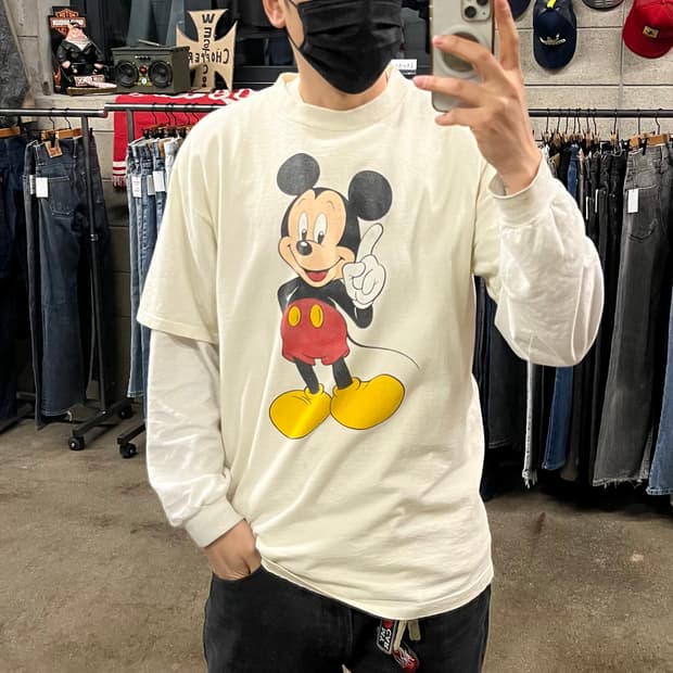 90s 디즈니 미키마우스 티셔츠 (105)
