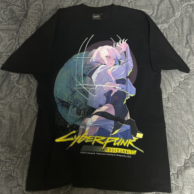 사이버펑크 엣지러너 부틀렉 애니메이션 티셔츠