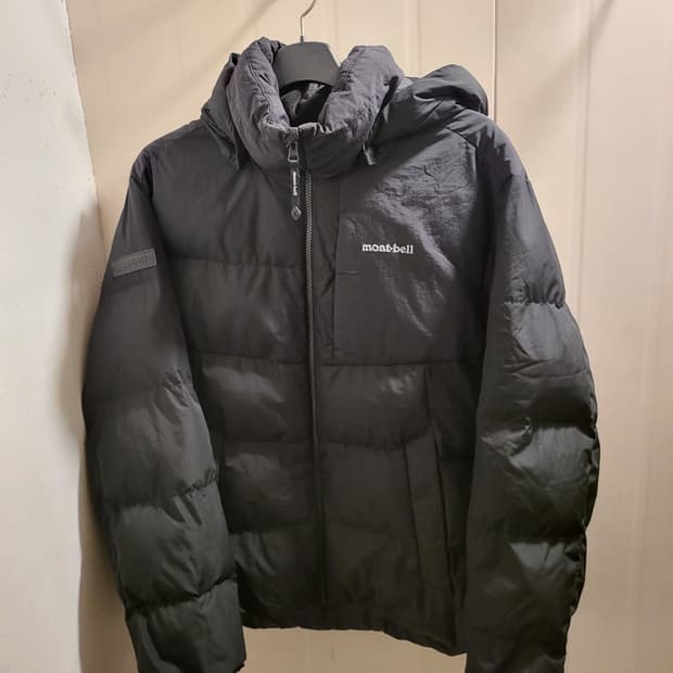 몽벨 블랙 패딩 점퍼