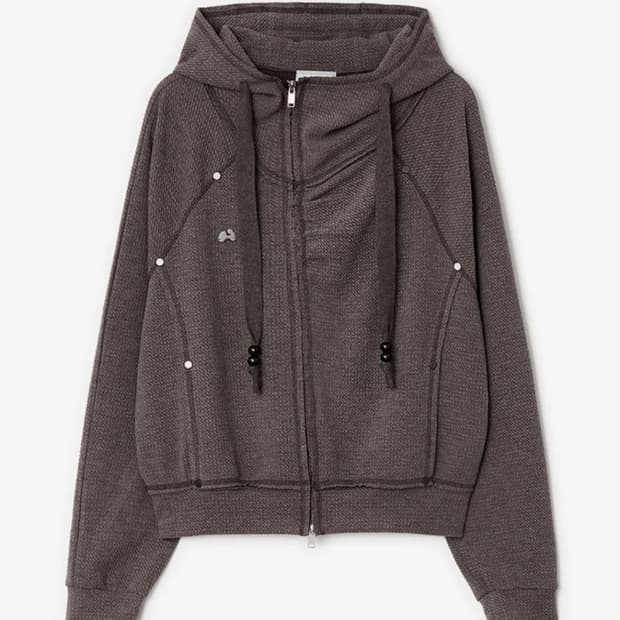 허그유어스킨 후드 집업