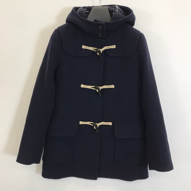 유니클로 네이비 더플코트 떡볶이코트 [여성L]